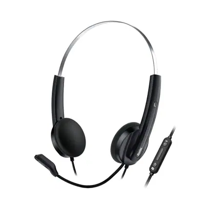 Genius HS-220U AI Headset Black