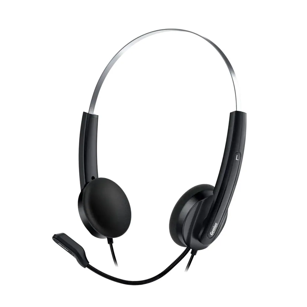 Genius HS-220U AI Headset Black – 3. kép
