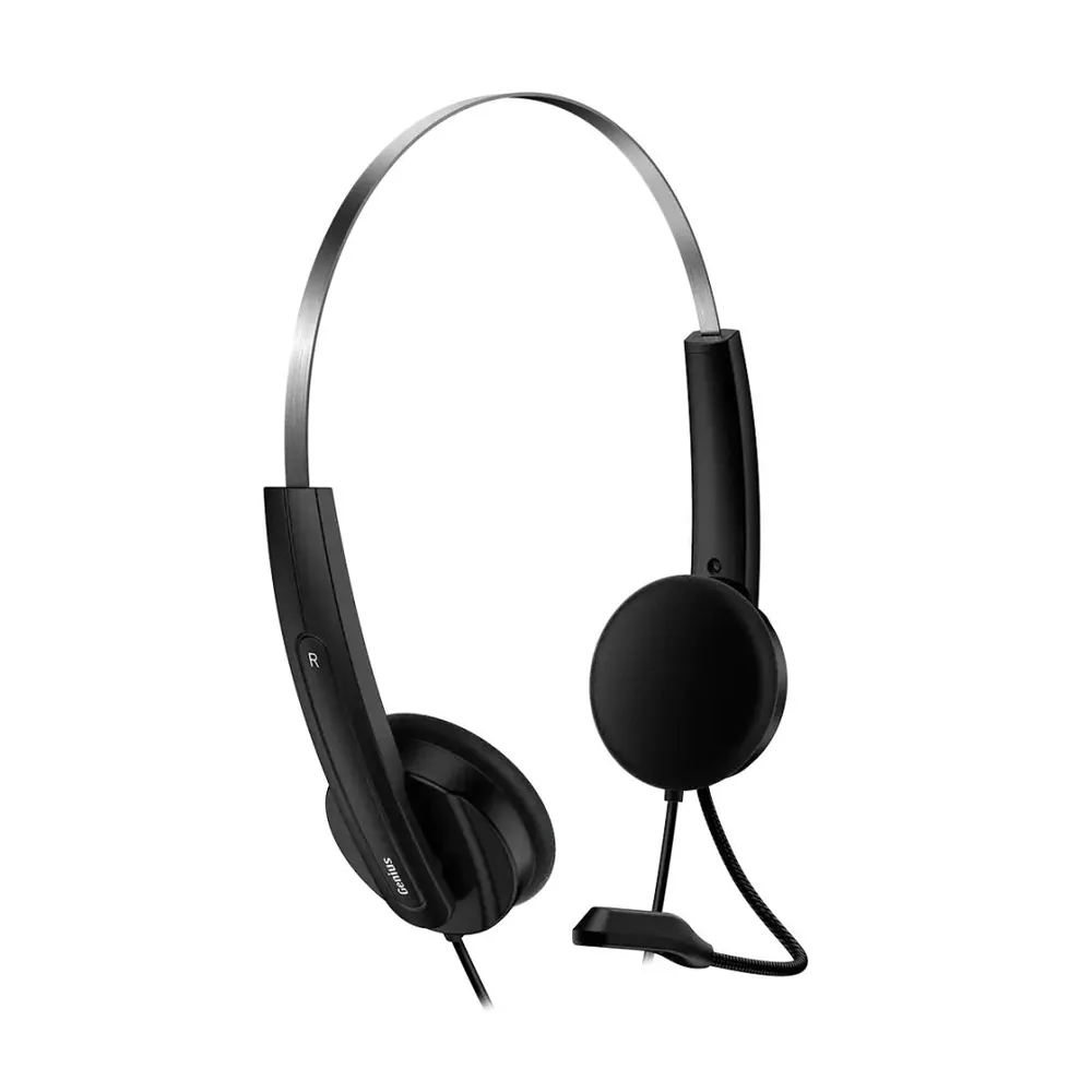 Genius HS-220U AI Headset Black – 4. kép