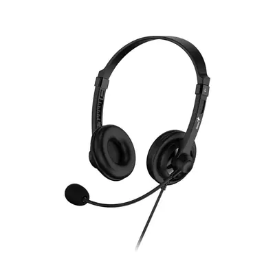 Genius HS-230U Headset Black – 2. kép