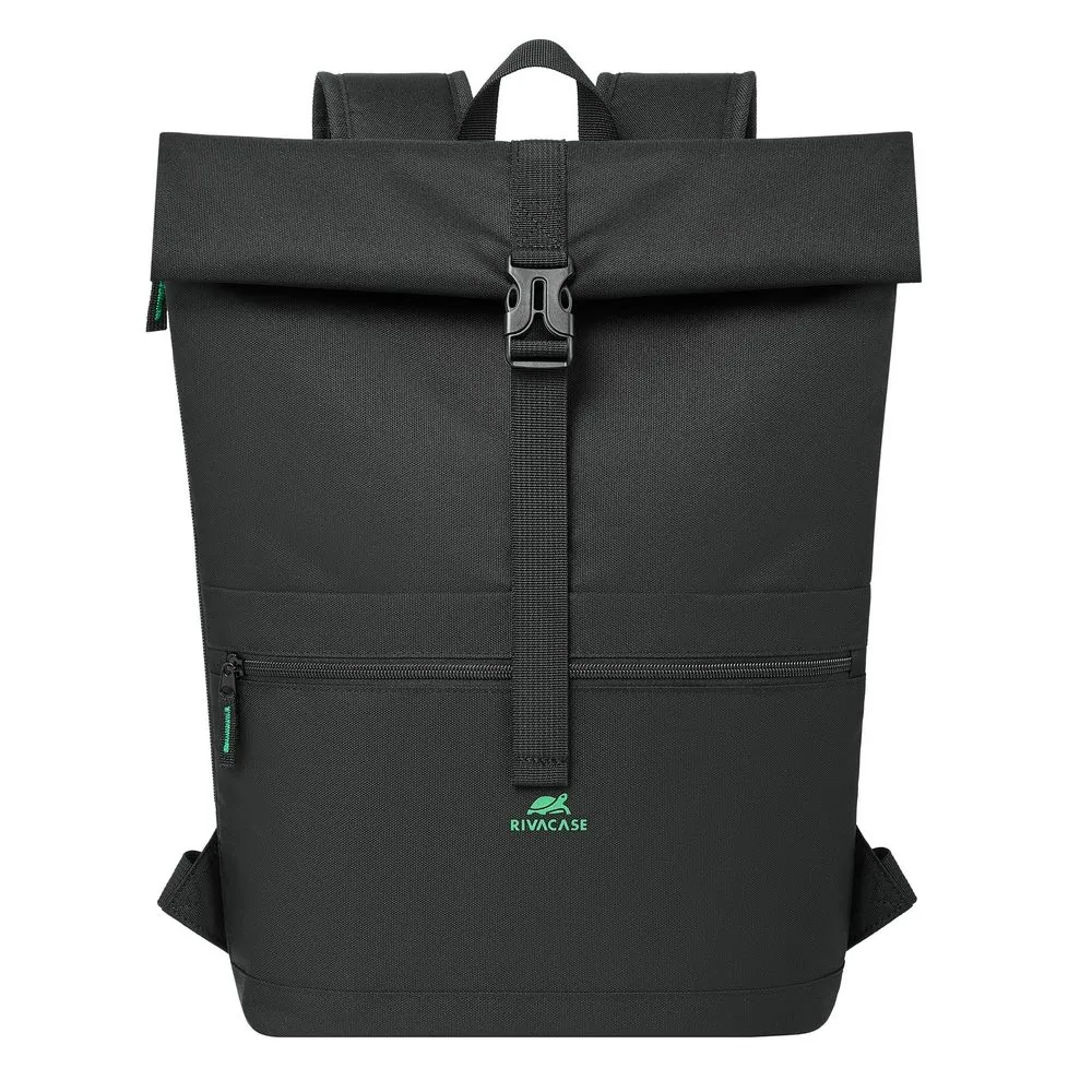 RivaCase 5567 Gremio Eco Rolltop 15L backpack 15,6" Black – 2. kép