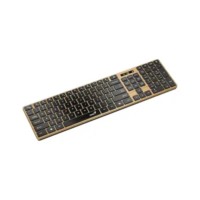 Genius SlimStar 7250BT Copilot Wireless Bluetooth Business Keyboard Pine Wood HU – 2. kép