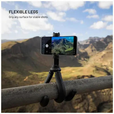 FIXED FlexibleCreator állvány 1/4" telefontartóval, fekete – 2. kép