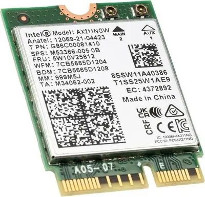 Intel Wi-Fi 6E AX211 Network Adapter M.2 2230 – 2. kép
