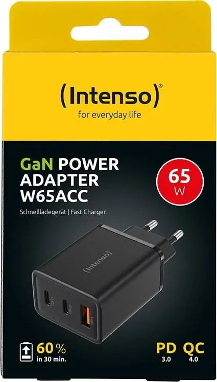 Intenso W65ACC GaN Power Adapter Black – 4. kép