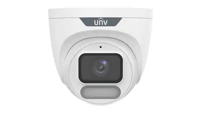 Uniview Easystar Colorhunter 8MP OwlView Wise-ISP turret dómkamera, 4mm fix objektívvel, mikrofonnal – 2. kép