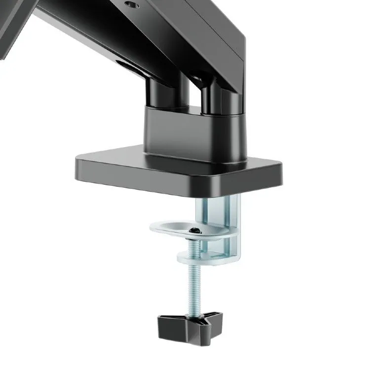 Gembird Desk mounted adjustable double monitor arm 17"-32" Black – 3. kép