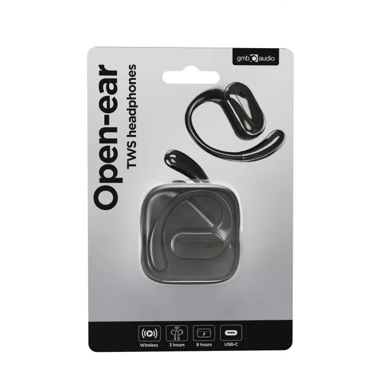 Gembird BT open-ear TWS Bluetooth Headset Black – 5. kép