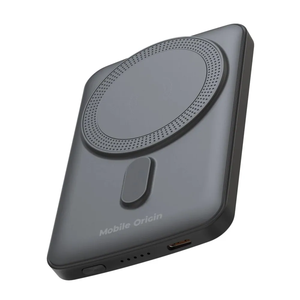 Mobile Origin Wireless Magnetic PowerBank 5000mAh Black – 3. kép