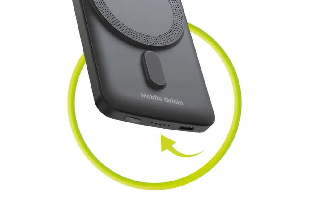 Mobile Origin Wireless Magnetic PowerBank 5000mAh Black – 9. kép