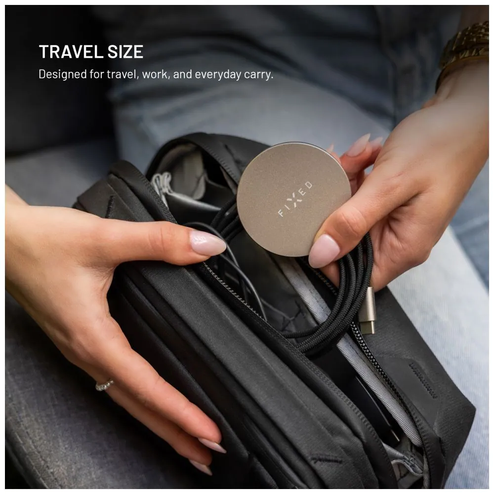 FIXED MagPad Slim Qi2 MagSafe Wireless töltő Titan – 9. kép