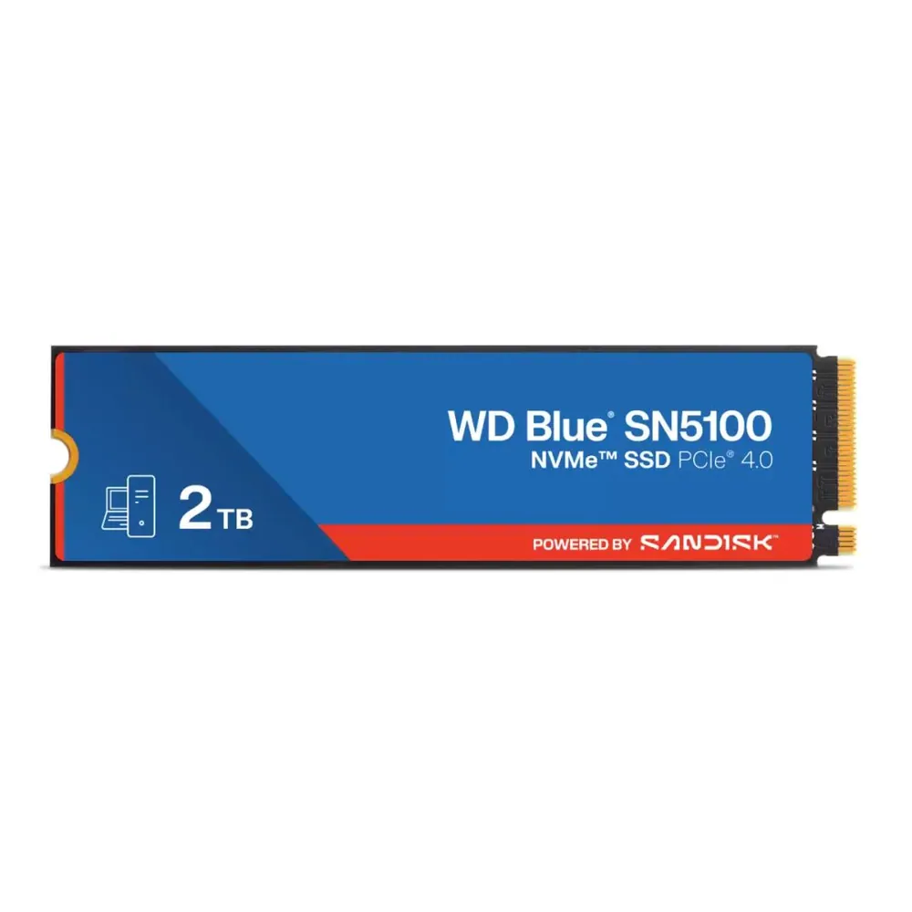 Western Digital 2TB M.2 2280 NVMe SN5100 Blue