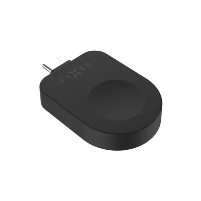 FIXED USB-C töltőadapter Apple Watch-hoz, Powerstation Uni készülékkel kompatibilis, fekete