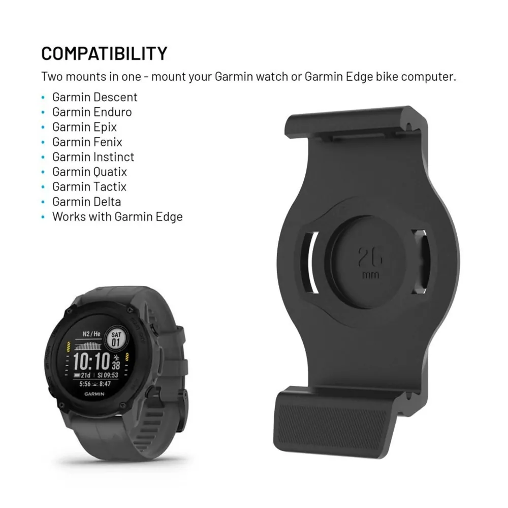 FIXED Dock for Garmin 26mm Black – 4. kép