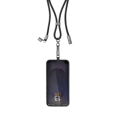 Intenso Cell Phone Charging Lanyard Cable 1,65m Black – 2. kép