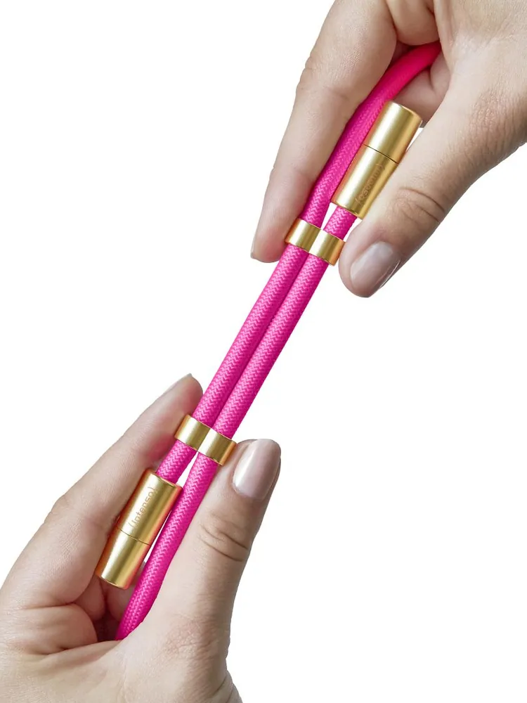 Intenso Cell Phone Charging Lanyard Cable 1,65m Neon Pink – 11. kép