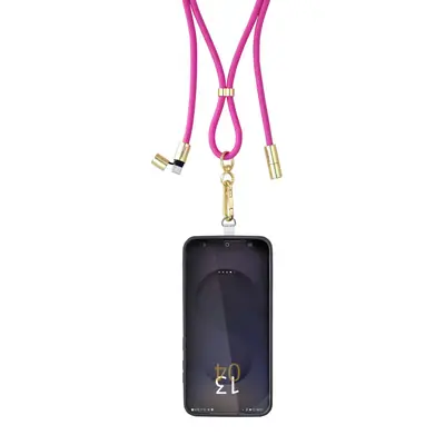Intenso Cell Phone Charging Lanyard Cable 1,65m Neon Pink – 2. kép