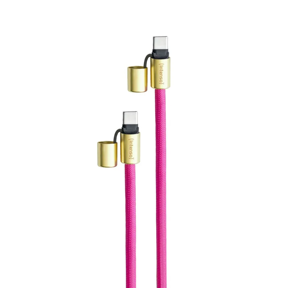 Intenso Cell Phone Charging Lanyard Cable 1,65m Neon Pink – 3. kép