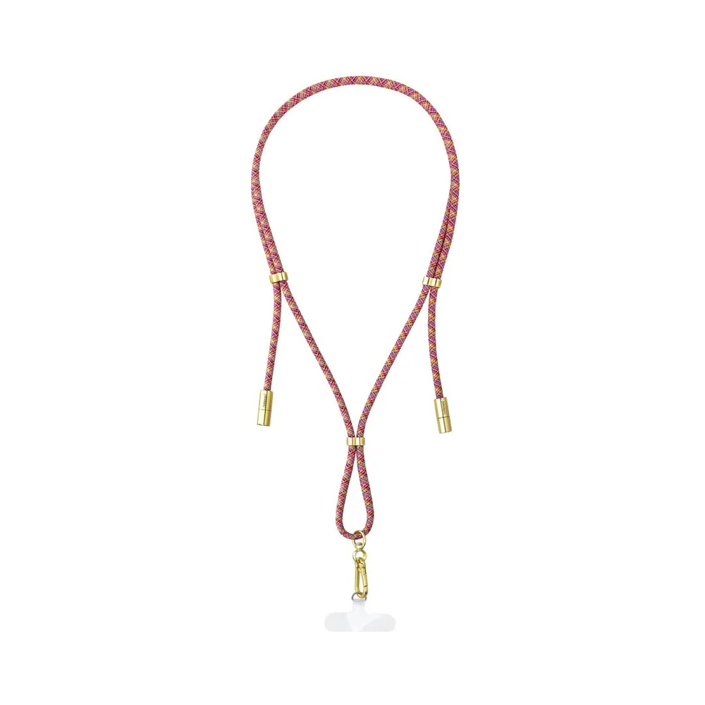 Intenso Cell Phone Charging Lanyard Cable 1,65m Neon Mix