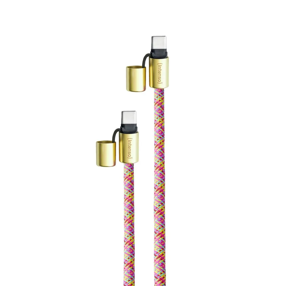 Intenso Cell Phone Charging Lanyard Cable 1,65m Neon Mix – 3. kép