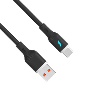 Akyga AK-USB-62 USB-A to USB-C 18W Cable 1m Black – 2. kép