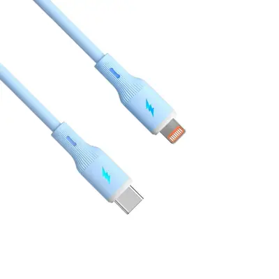 Akyga AK-USB-72 USB-C to Lightning 30W Cable 1m Blue – 2. kép