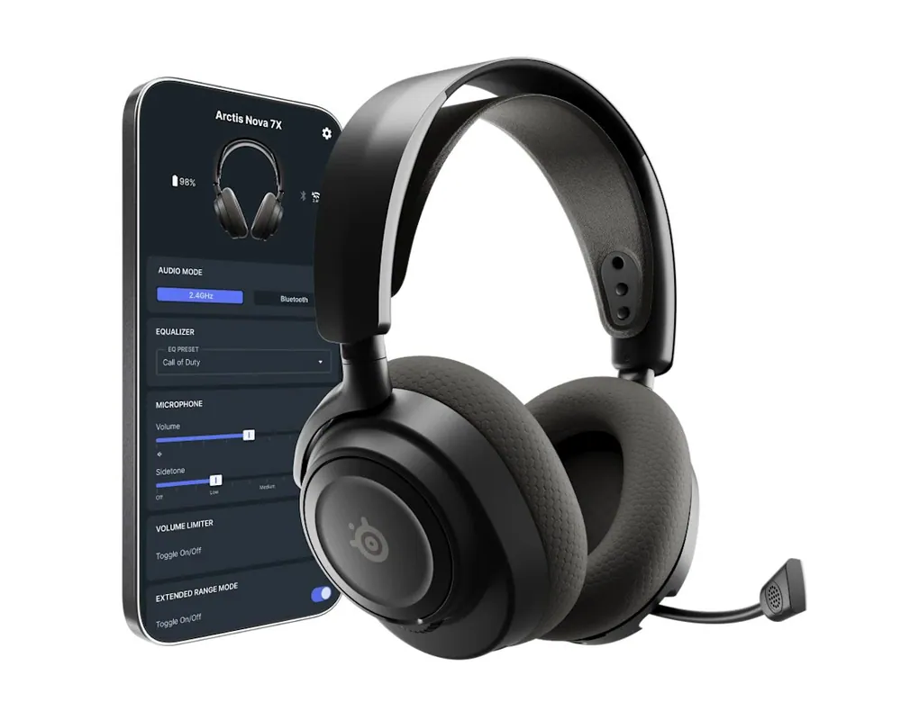 Steelseries Arctis Nova 7X Gen 2 Wireless Bluetooth Gaming Headset Black – 2. kép