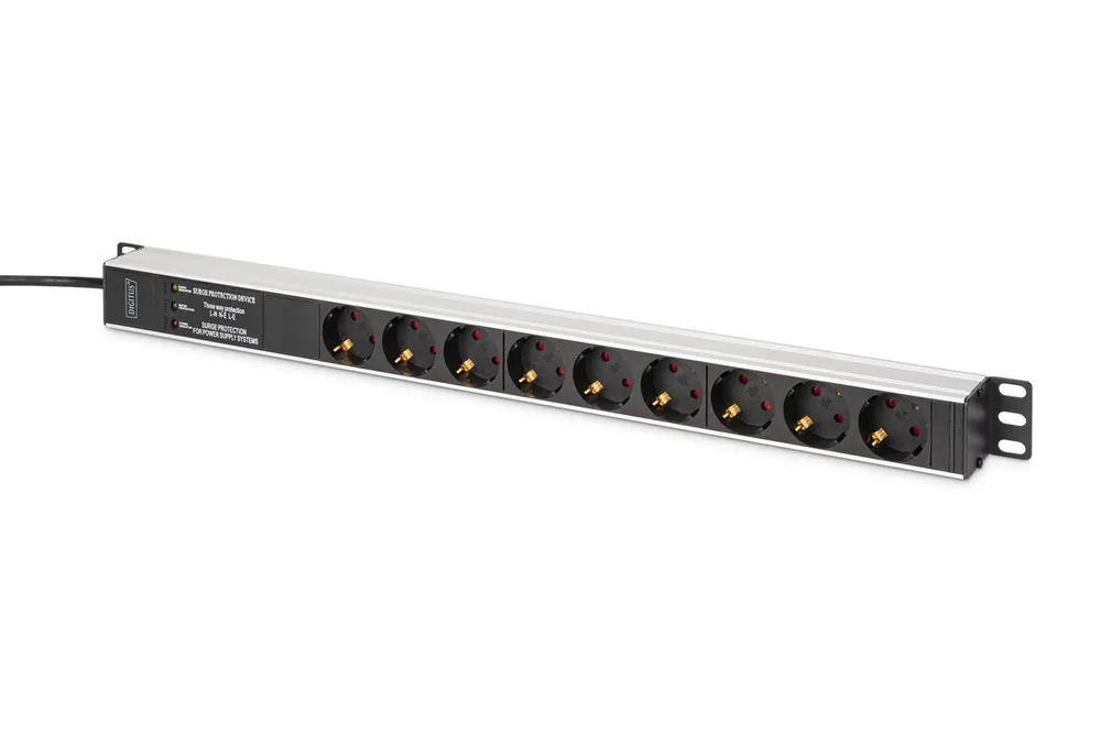 Digitus DN-95438 Túlfeszültségvédő 9DIN 2m Black