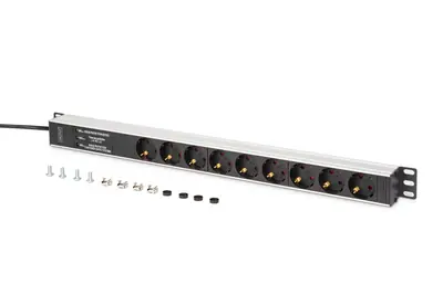 Digitus DN-95438 Túlfeszültségvédő 9DIN 2m Black – 2. kép