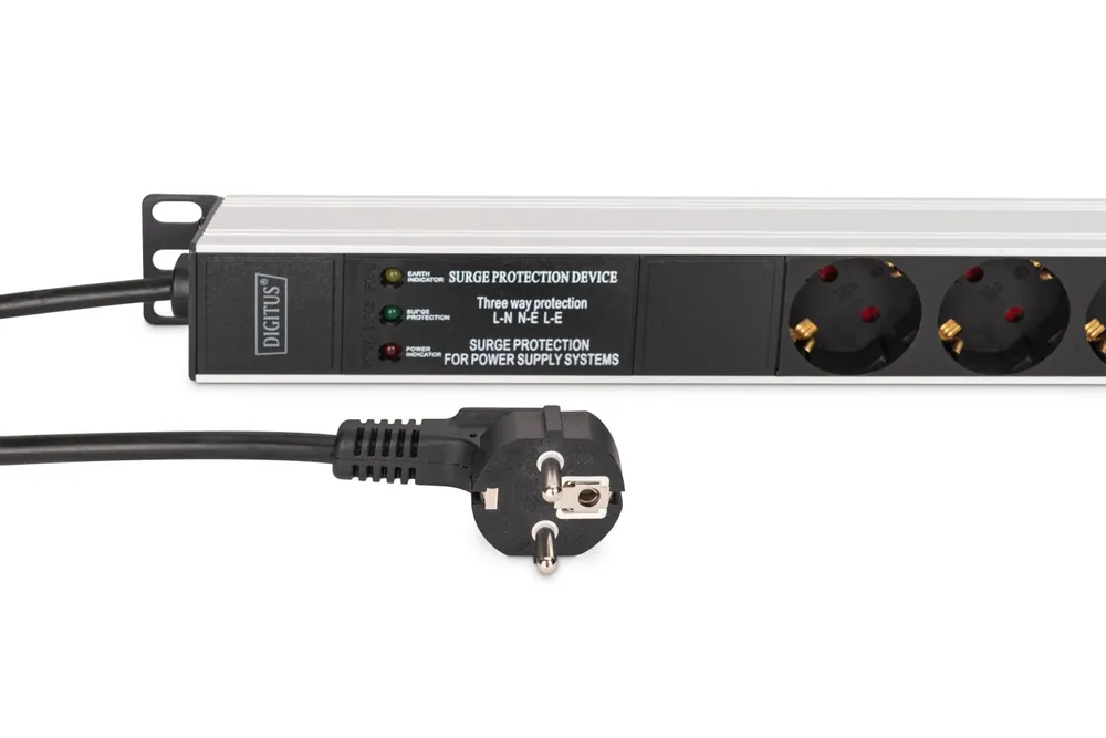 Digitus DN-95438 Túlfeszültségvédő 9DIN 2m Black – 5. kép
