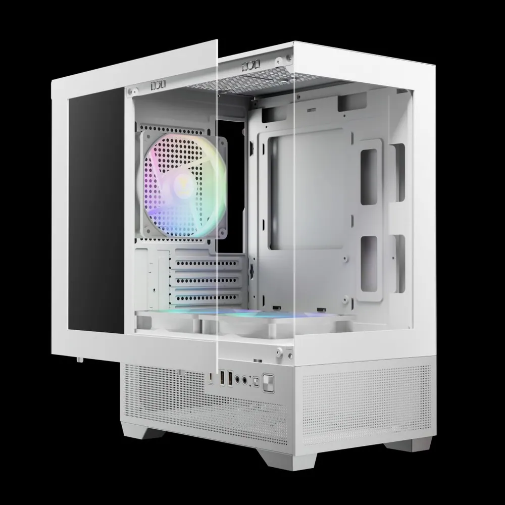 Gamdias Aura GC9M ELITE ARGB Tempered Glass White – 4. kép
