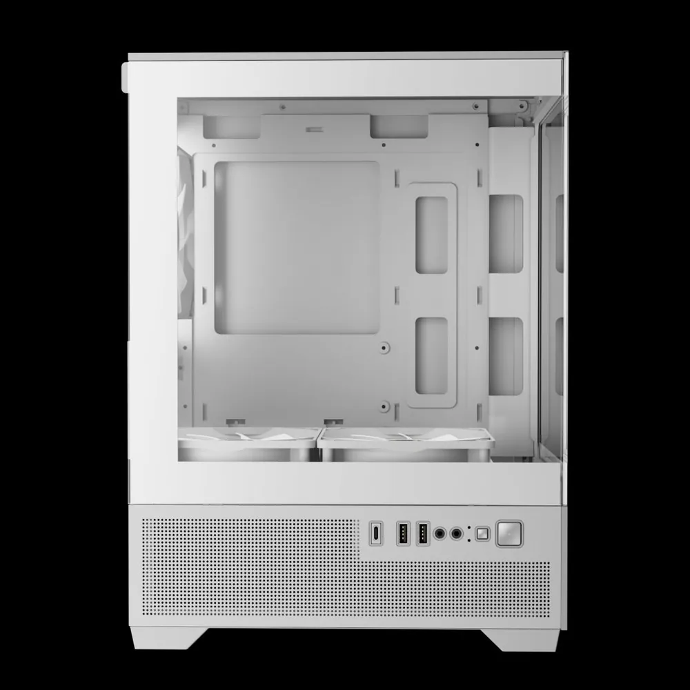 Gamdias Aura GC9M ELITE ARGB Tempered Glass White – 5. kép