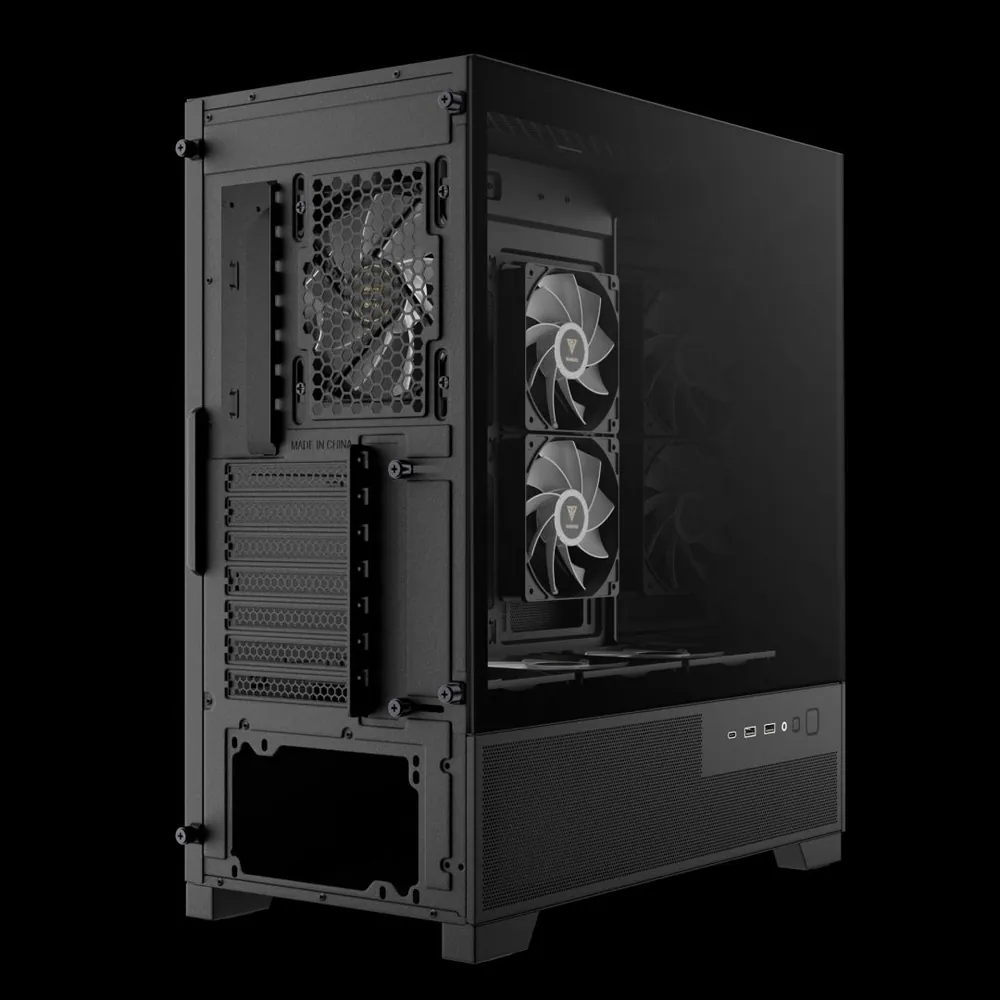 Gamdias Aura GC12 ARGB Tempered Glass Black – 8. kép