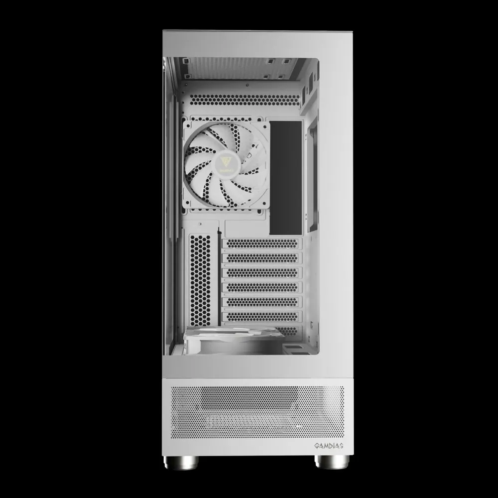Gamdias Atlas E1 ARGB Tempered Glass White – 6. kép