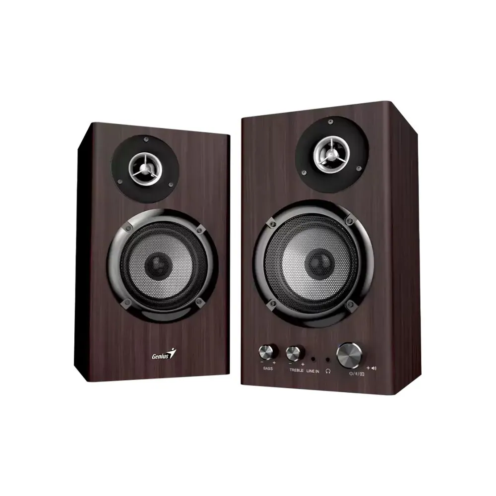 Genius SP-HF1812BT Bluetooth Speaker Dark Brown – 4. kép