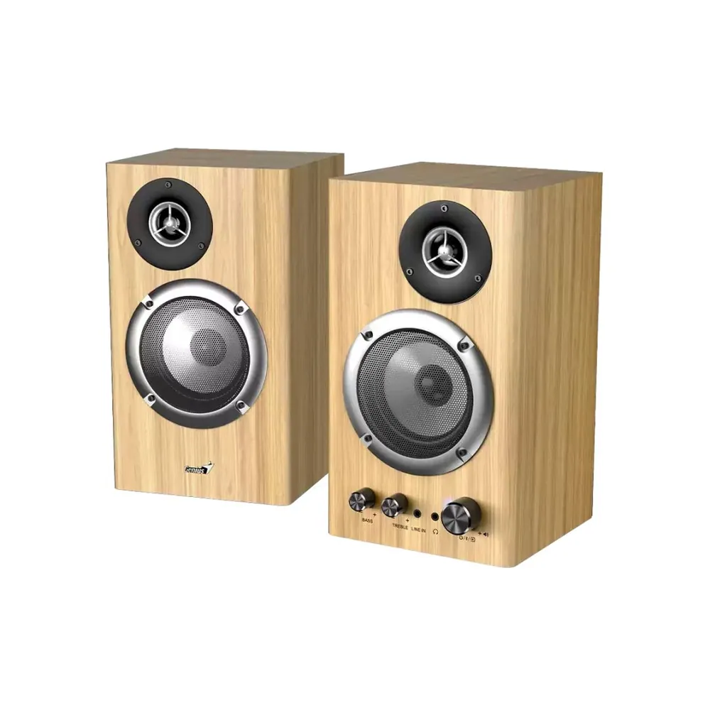 Genius SP-HF1812BT Bluetooth SpeakerPine Wood – 5. kép