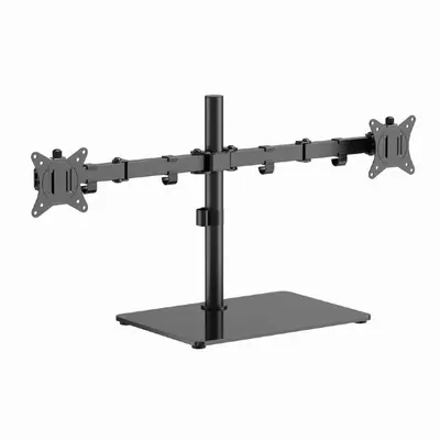 Gembird MS-D2ST-01 Dual monitor desk stand 17”-32” Black