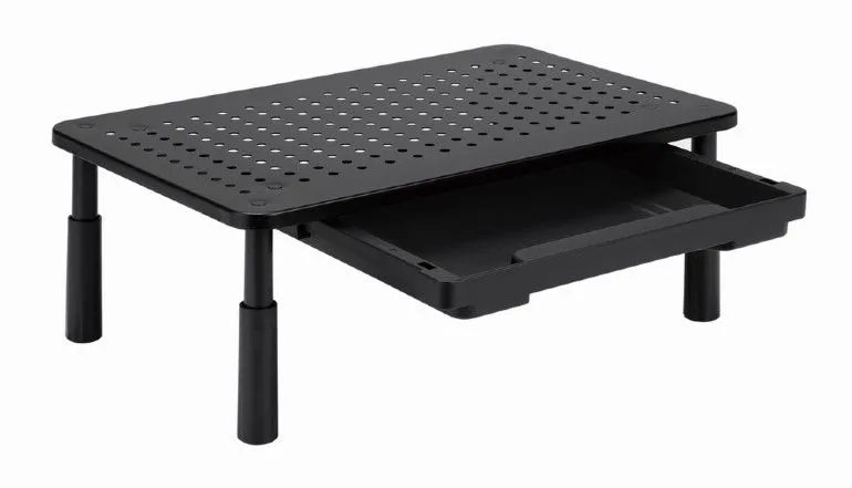 Gembird MS-TABLE-D-01 Adjustable monitor stand with drawer – 2. kép