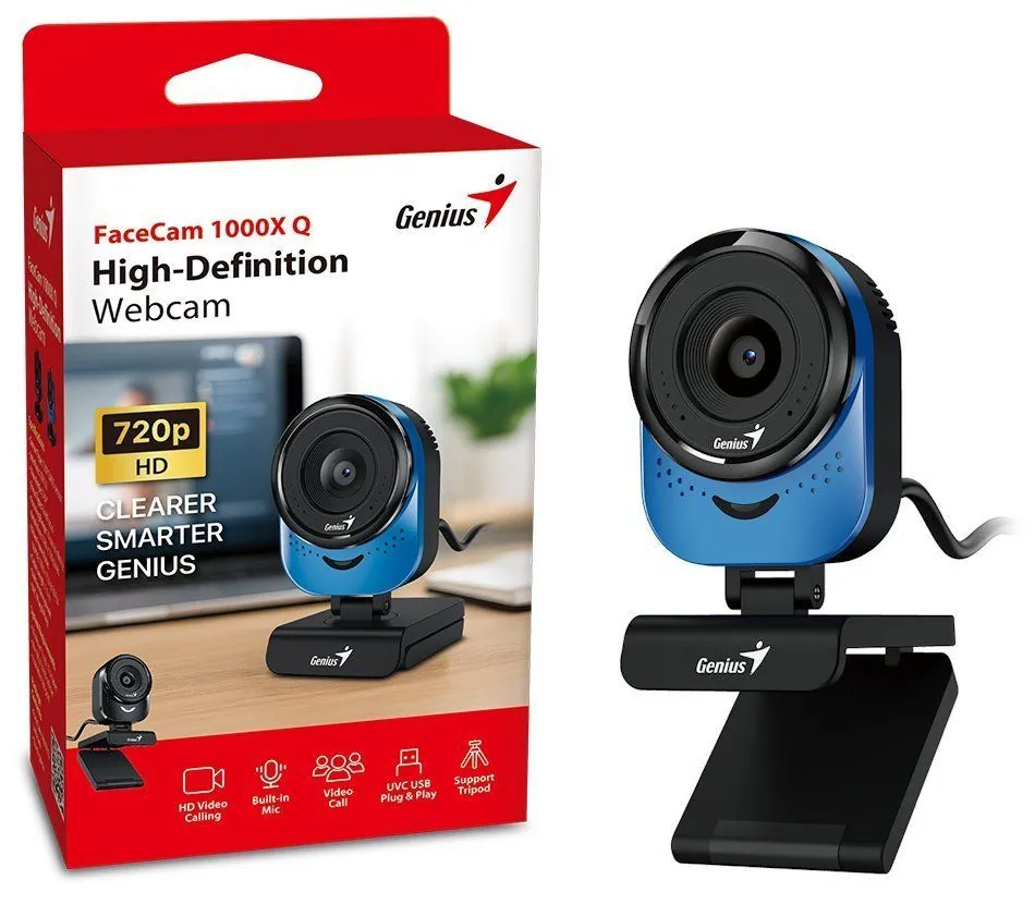 Genius FaceCam 1000X Q Webkamera Blue – 2. kép