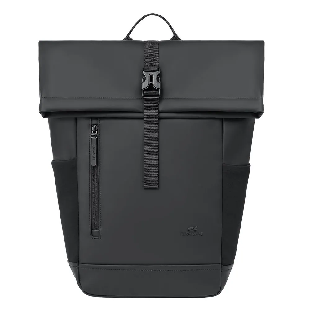 RivaCase 7826 ECO 17L Roll top Notebook Backpack 14" Black – 2. kép