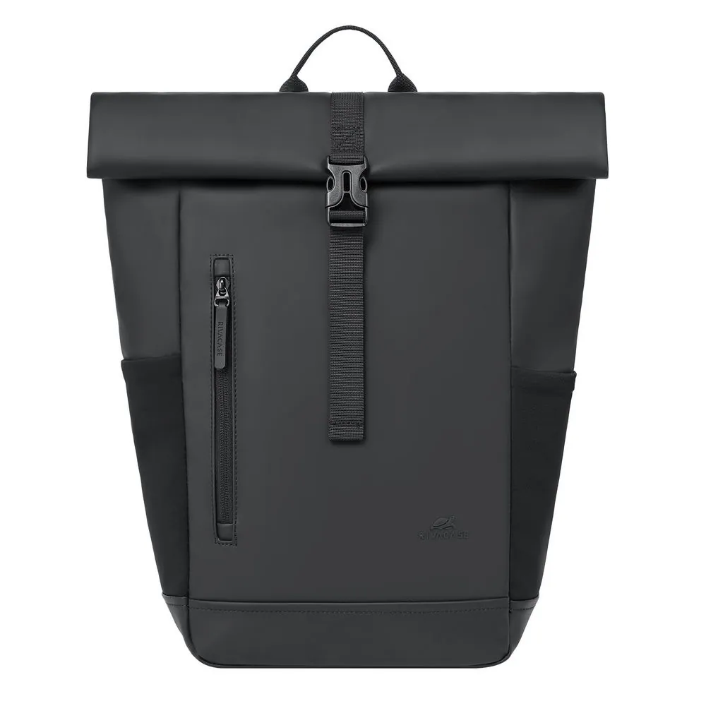 RivaCase 7826 ECO 17L Roll top Notebook Backpack 14" Black – 3. kép