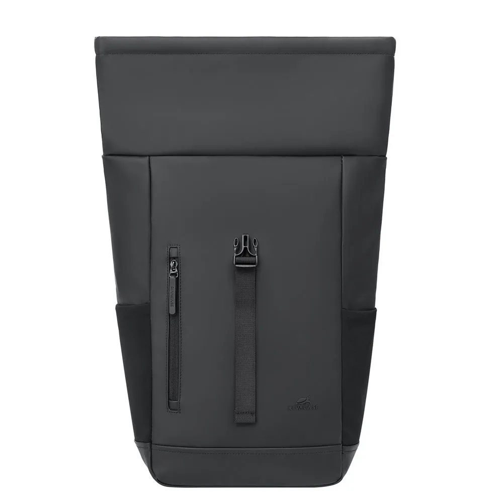 RivaCase 7826 ECO 17L Roll top Notebook Backpack 14" Black – 4. kép