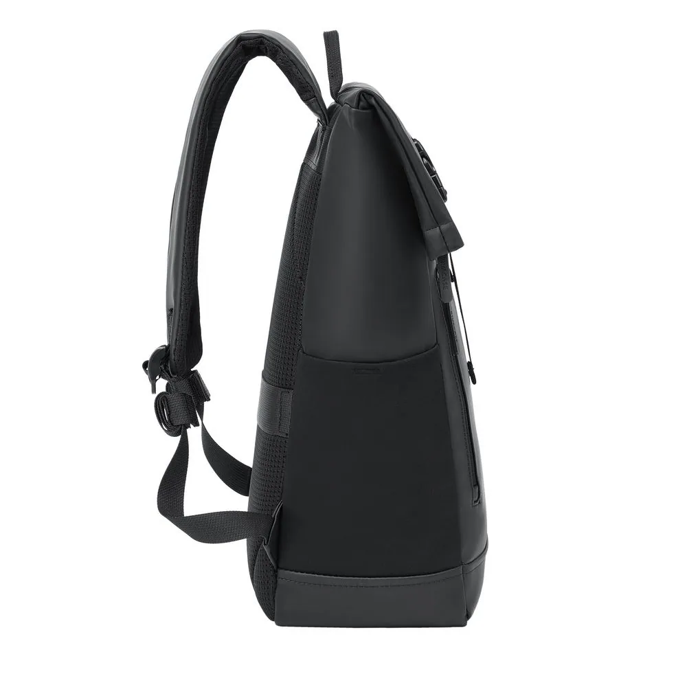 RivaCase 7826 ECO 17L Roll top Notebook Backpack 14" Black – 5. kép