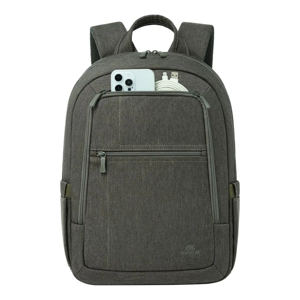 RivaCase 7564 Galapagos Laptop backpack 16" Khaki – 6. kép