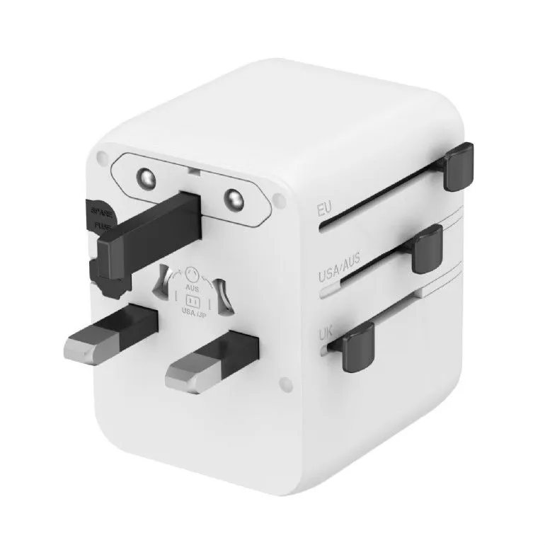 Gembird Universal travel power adapter 20W White – 5. kép