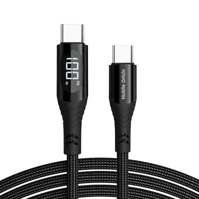 Mobile Origin 100W Display Cable USB-C to USB-C 1,5m Black – 2. kép