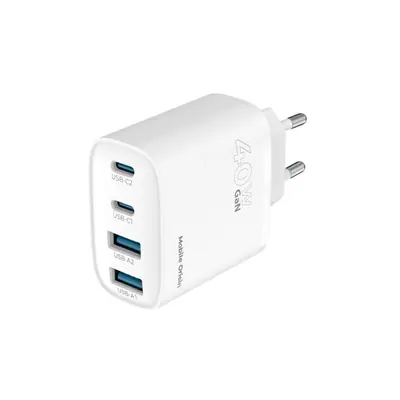 Mobile Origin 40W GaN Wall Charger PW22 2x USB-C+2x USB-A White – 2. kép