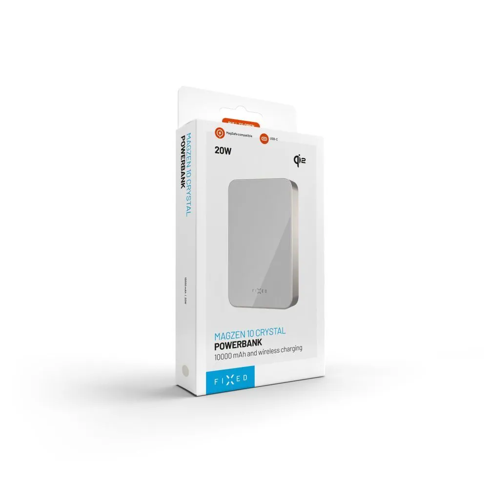 FIXED MagZen 10 Oi2 10000 mAh külső akkumlátor, titán – 10. kép