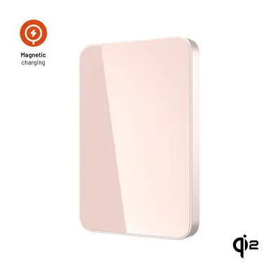 FIXED MagZen 5 Qi2 külső akkumlátor 5000 mAh, rózsaszín