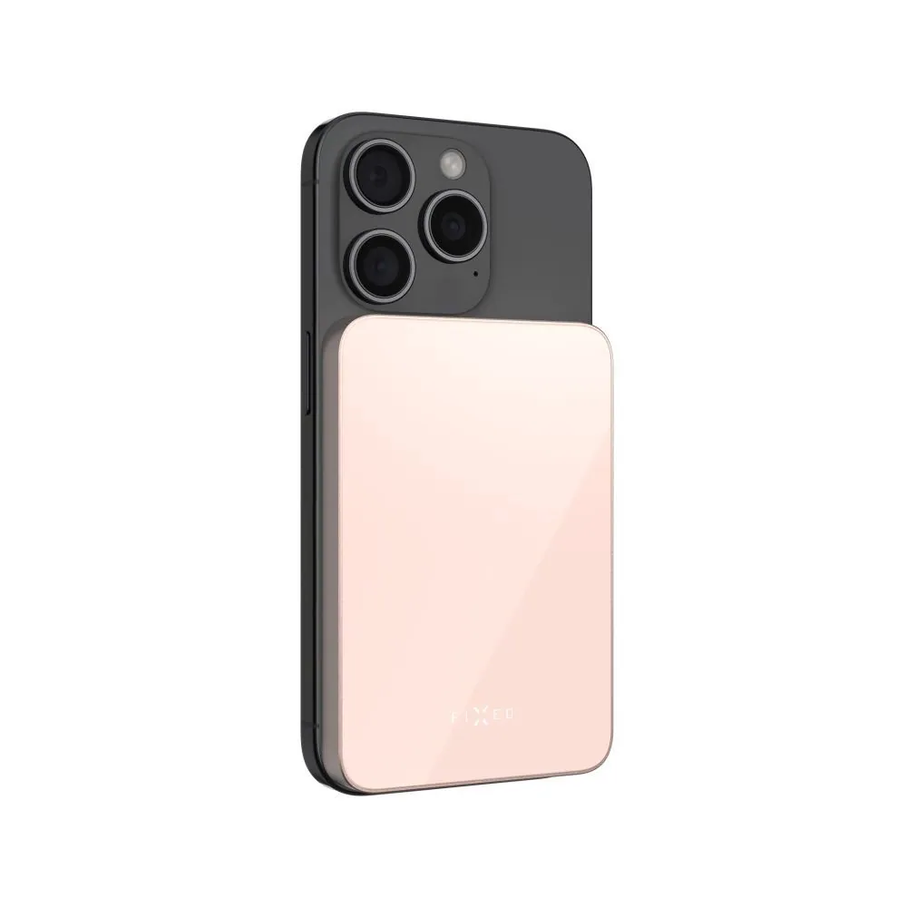 FIXED MagZen 5 Qi2 külső akkumlátor 5000 mAh, rózsaszín – 2. kép